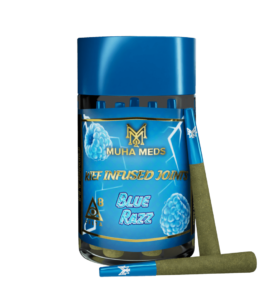 blue razz muha