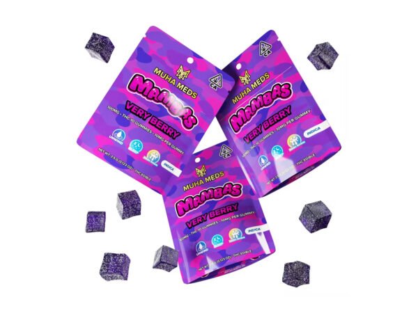 nerds gummy clusters very berry muha meds